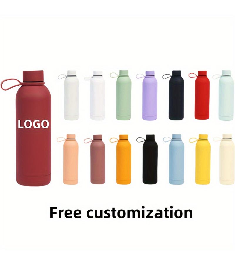 Gray Stainless Steel Vacuum Cup Bottle 350ml For Outdoor Sports Portable Single Color Printing - Image 5