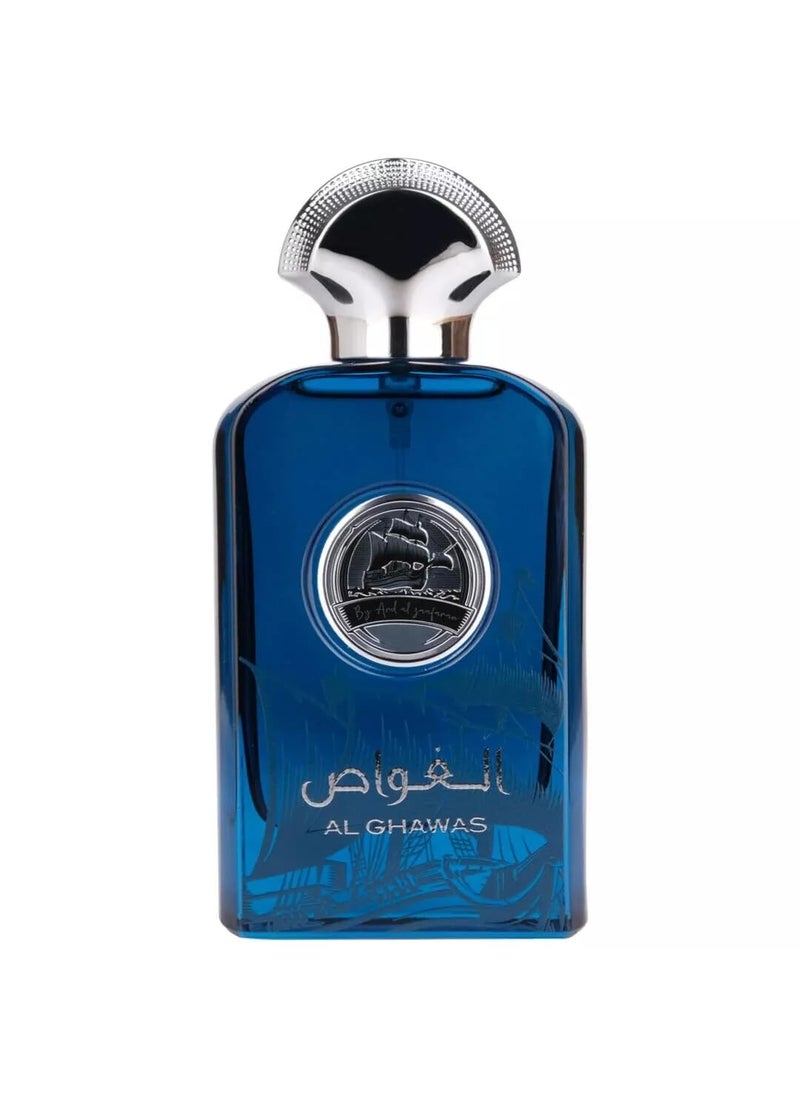Ard Al Zaafaran Ard al Zaafaran Al Ghawas for Unisex Eau de Parfum Spray, 3.4 Ounce 