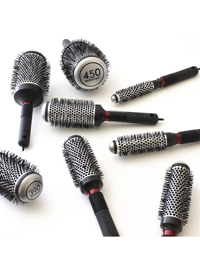 Cricket Technique #400 2.5” Thermal Hair Brush Seamless Barrel Styling Hairbrush Anti-Static Tourmaline Ionic Bristle for Blow Drying Curling All Hair Types - Image 2