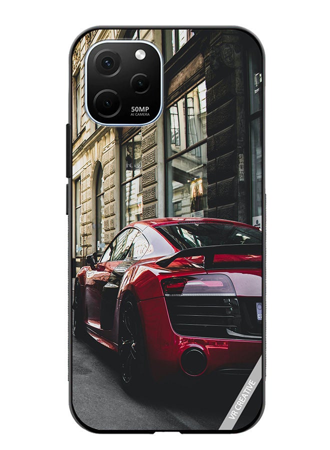 VR CREATIVE Protective Case Cover For Huawei Enjoy 50z Audi R8 Design Multicolour - Image 1