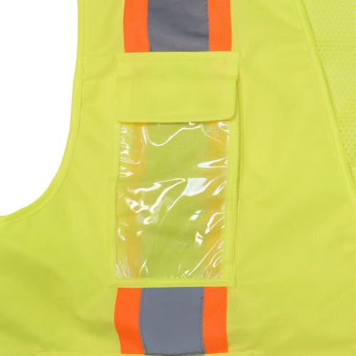 Radians SV6G5X Two Tone Surveyor Class 2 Safety Vest, 5X-Large, Green - Image 3