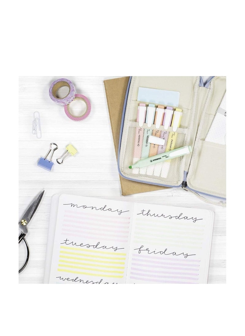 STABILO STABILO Highlighter swing cool Pastel - Wallet of 6 - Assorted Colors  - Image 3