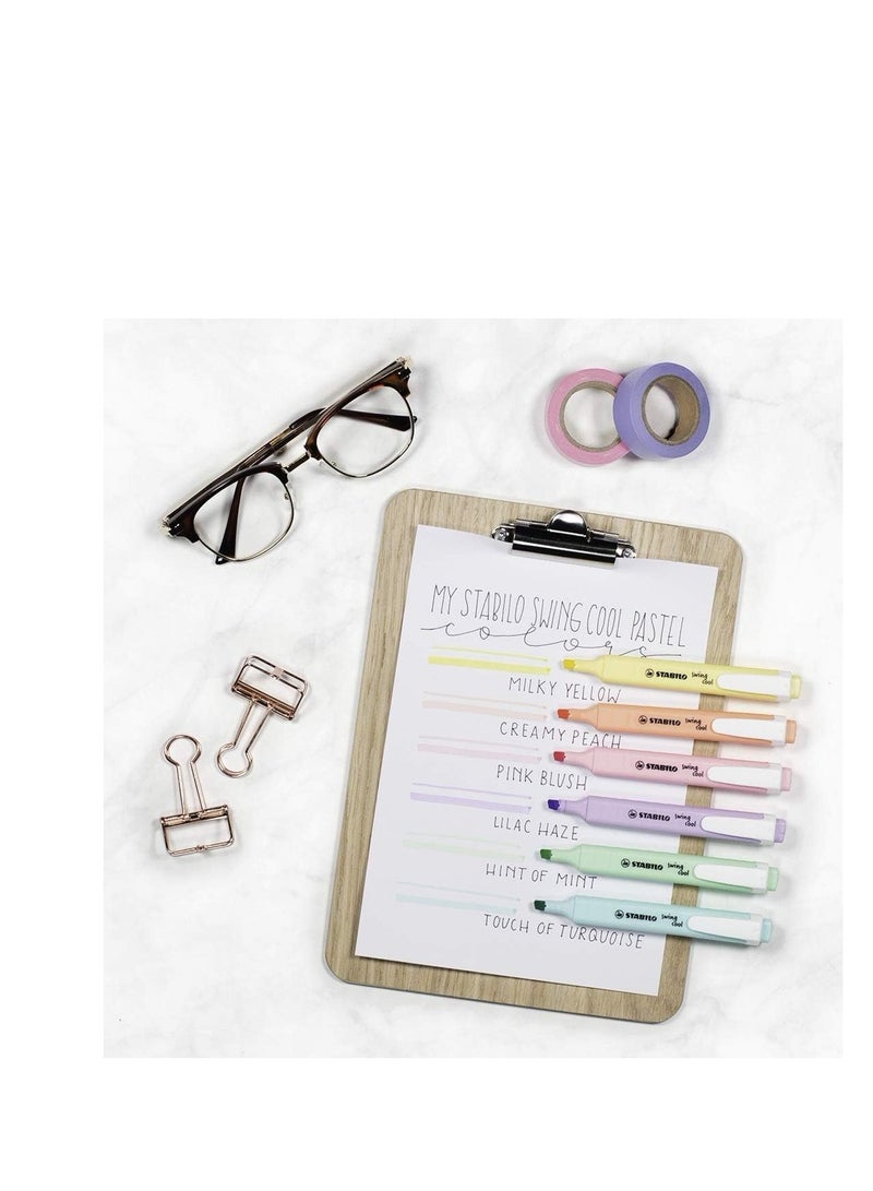 STABILO قلم تحديد ستابيلو سوينغ كول باستيل - مجموعة من 6 قطع - ألوان متنوعة - Image 3