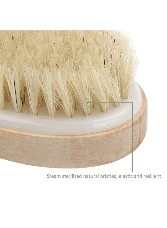 ONWON Dry Brushing Body Brush Anti Cellulite Exfoliating Brush Body Scrub Brush Remove Dead Skin and Tiredness, Gentle Massage Stimulates Blood Circulation, Improves Lymphatic Functions - Image 3