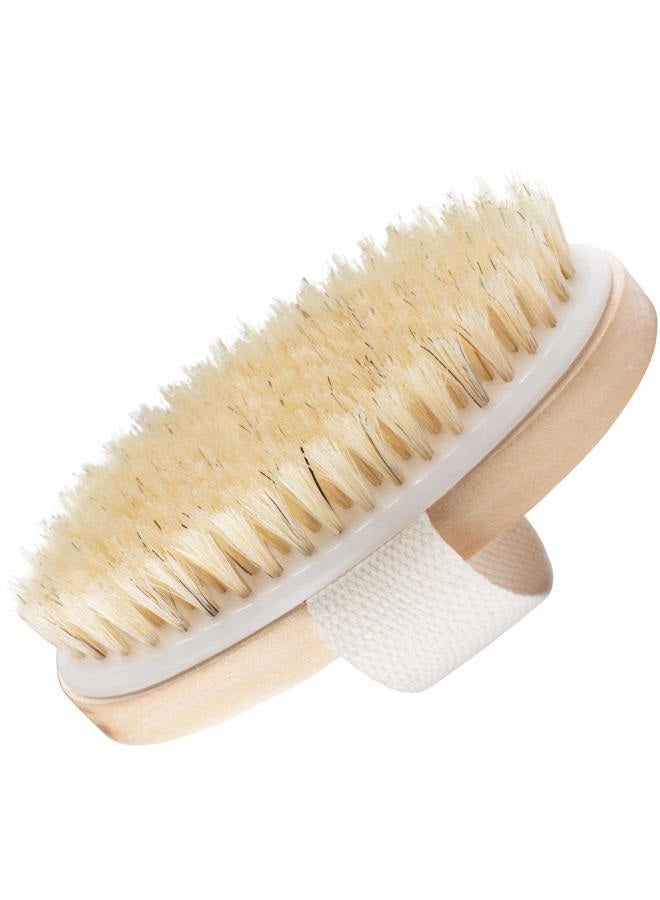 ONWON Dry Brushing Body Brush Anti Cellulite Exfoliating Brush Body Scrub Brush Remove Dead Skin and Tiredness, Gentle Massage Stimulates Blood Circulation, Improves Lymphatic Functions - Image 1