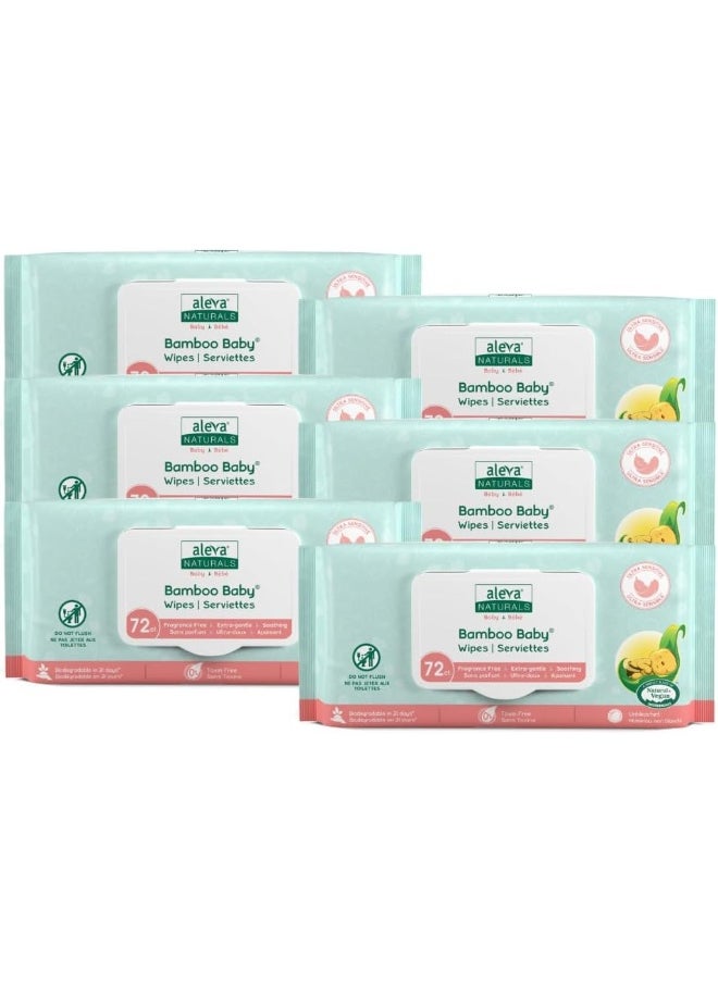 Aleva Naturals Aleva Naturals Bamboo Baby Sensitive Wipes  - Image 1