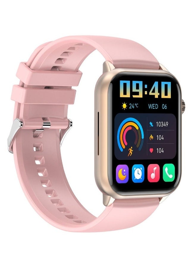 AROAQ HK40 Smart Watch 1.85" Full Touch Screen with Bluetooth Call, NFC, Health & Fitness Tracking, IP67 Waterproof – Men & Women , Pink - Image 2