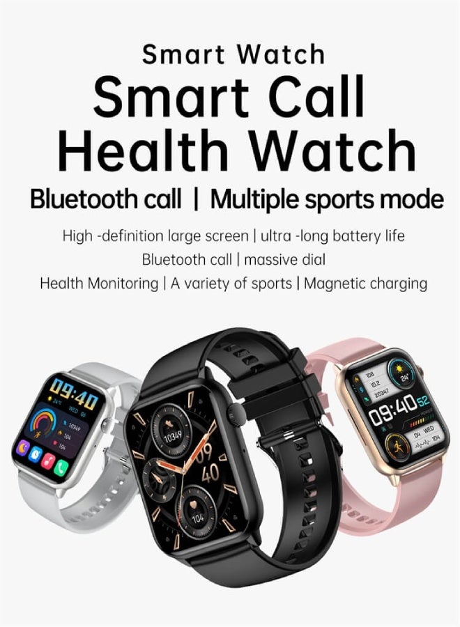 AROAQ HK40 Smart Watch 1.85" Full Touch Screen with Bluetooth Call, NFC, Health & Fitness Tracking, IP67 Waterproof – Men & Women , Pink - Image 4