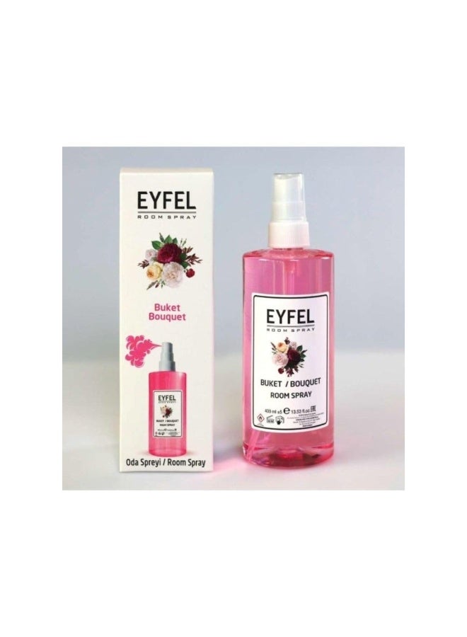معطر جو إيفل بوكيه، برائحة الزهور، 400 مل، وردي