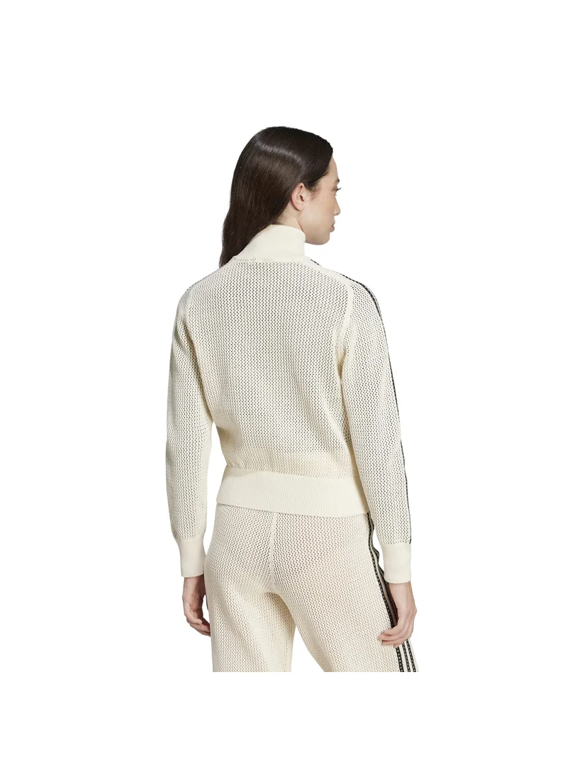 Adidas adidas CROCHET TT White Originals Women TRACK TOPS