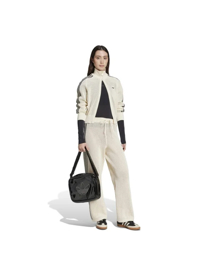 اديداس اوريجينالز adidas CROCHET TT White Originals Women TRACK TOPS