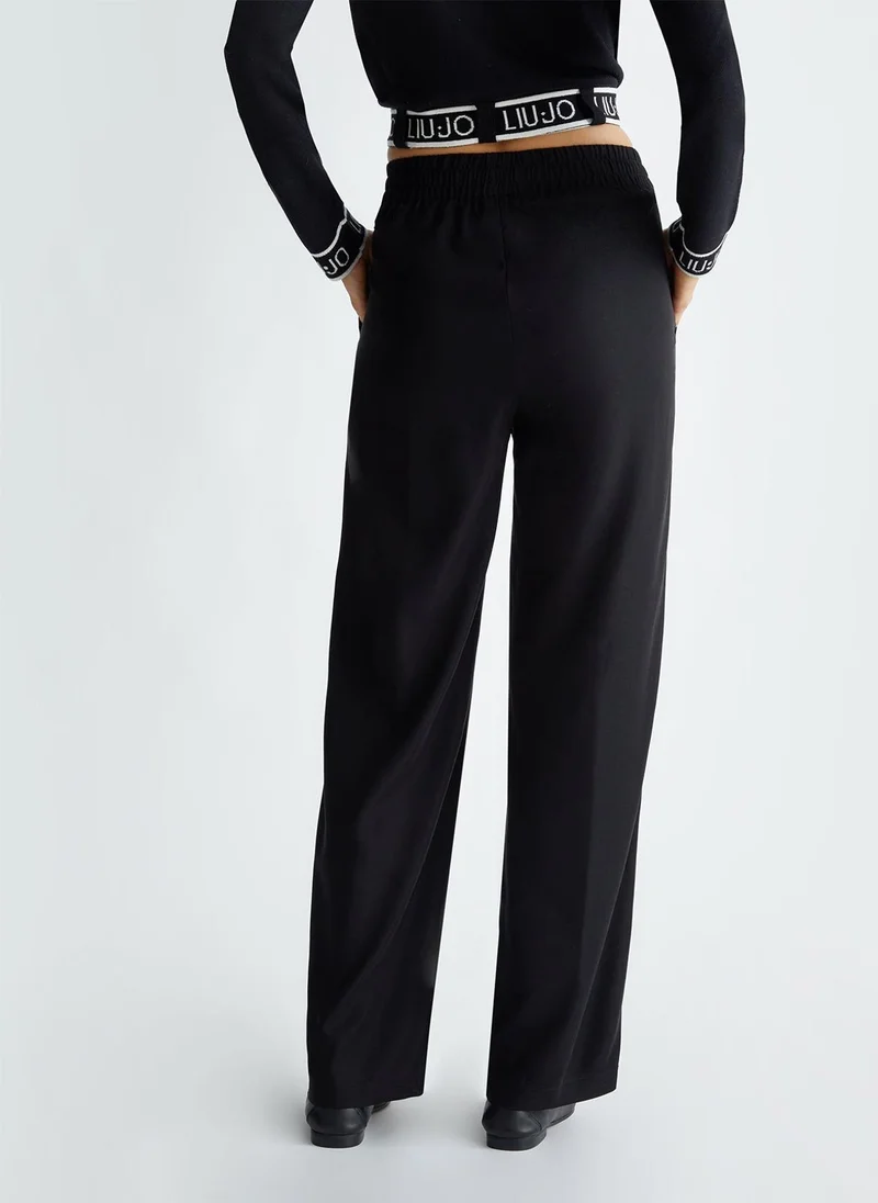 Liu Jo Jogging trousers in flowing fabric