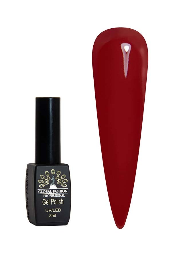 GLOBAL FASHION Black Elite Gel Polish  132 Colors Of Long-Lasting Elegance - 8Ml  296  - Image 1