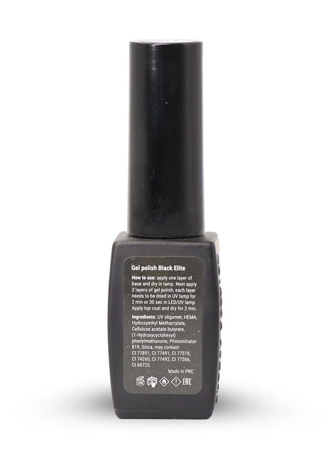 GLOBAL FASHION Black Elite Gel Polish  132 Colors Of Long-Lasting Elegance - 8Ml  296  - Image 4
