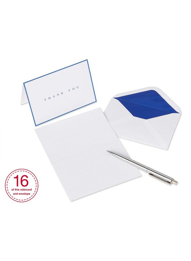 Papyrus Thank You Cards with Envelopes, Navy (16-Count) - Image 3