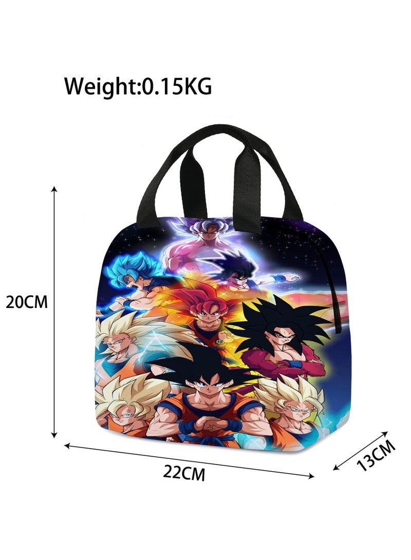 Dragon Ball New Dragon Ball Cartoon Dragon Ball Primary And Secondary School Students Lunch Bag Children's Ice Bag 20*22*13cm - Image 2