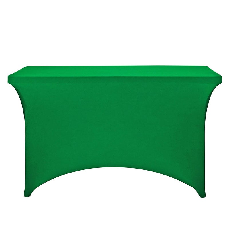 LZY Spandex Fitted Stretch Table Cover for 4ft or 6ft or 8ft Folding Table  Rectangular Cocktail Tablecloth  Perfect for Party or Banquet - Image 2