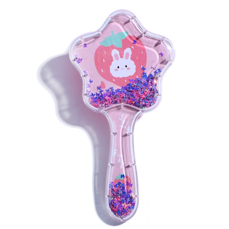 Generic Air Cushion Air Sac Comb Scalp Mini Portable Scalp Massage Comb Transparent Cute Comb Mermaid Childrens Comb WholesaleFoundation Strawberry Bunny Foundation Strawberry Bunny 