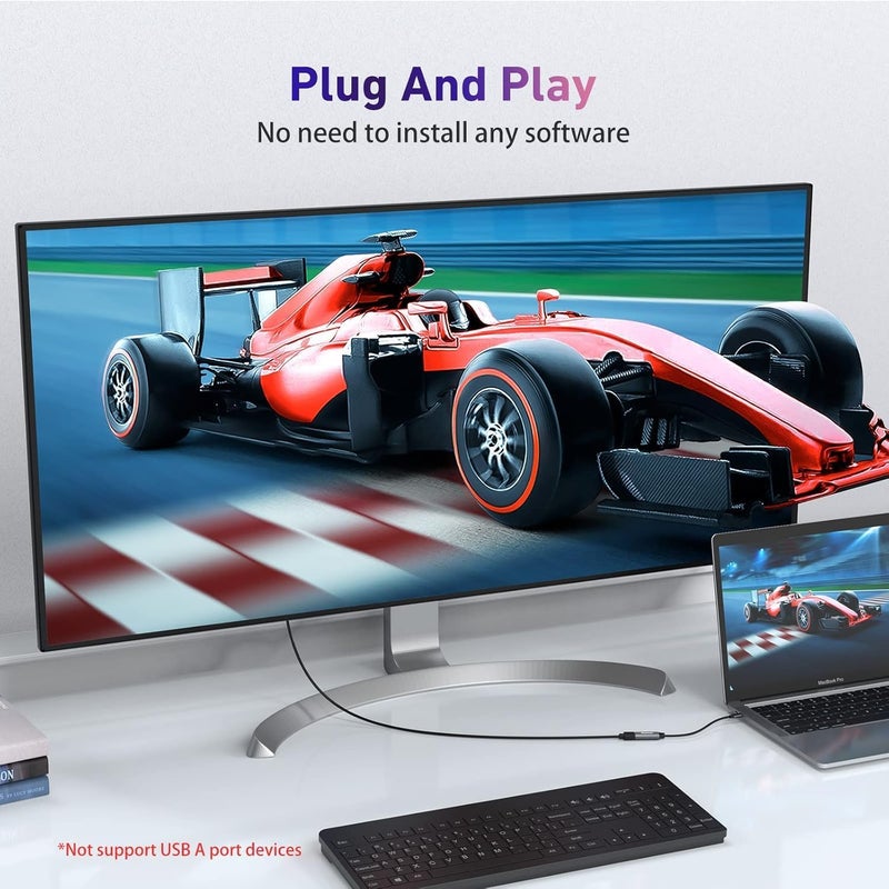 ETZIN ETZIN USB C to HDMI Adapter 4K@60Hz, Aluminum Type C to HDMI Female Thunderbolt 4/3 Compatible with Phone 16/15 Pro Max Plus, MacB-OOK Pro Air, Pad, Galaxy S25/S24, XPS, EPL-1475H - Image 5