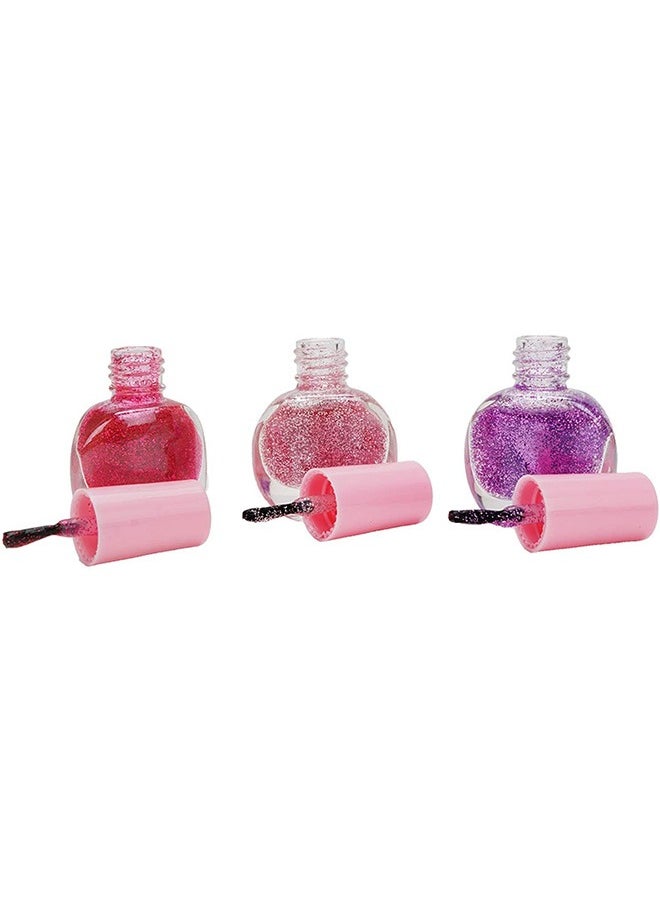 SCIENISH SCIENISH Kids Children's Makeup Set,Girls Makeup Kit for Girls Princess Make Up Box Nontoxic Cosmetics Kit Toys Pretend Play Makeup  - Image 3
