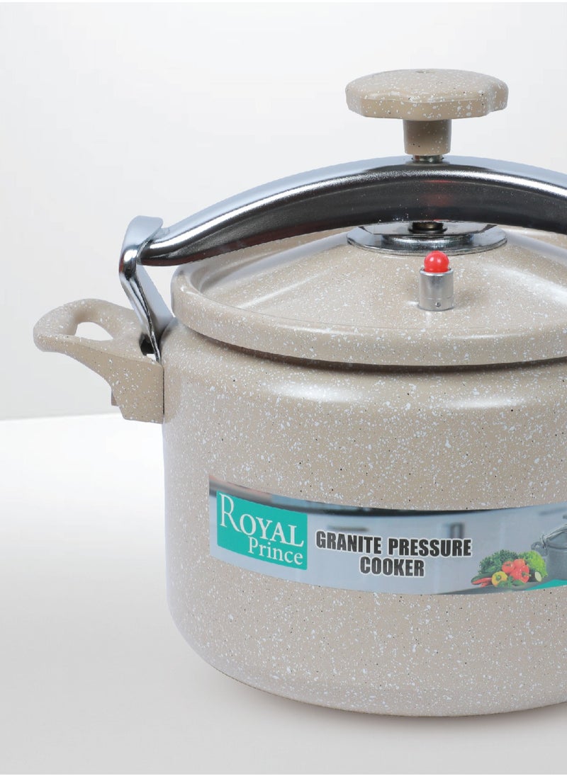 ROYAL PRINCE Granite Pressure Cooker 7 Liters Beige Color SNH2699  - Image 5