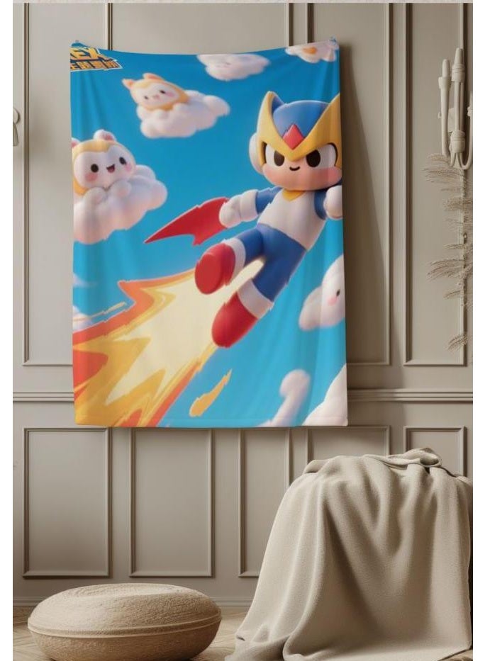 general Children's or student cartoon flannel thin blanket (warm and comfortable, suitable for sleep, games) 100cm*150cm - 305 - Image 5