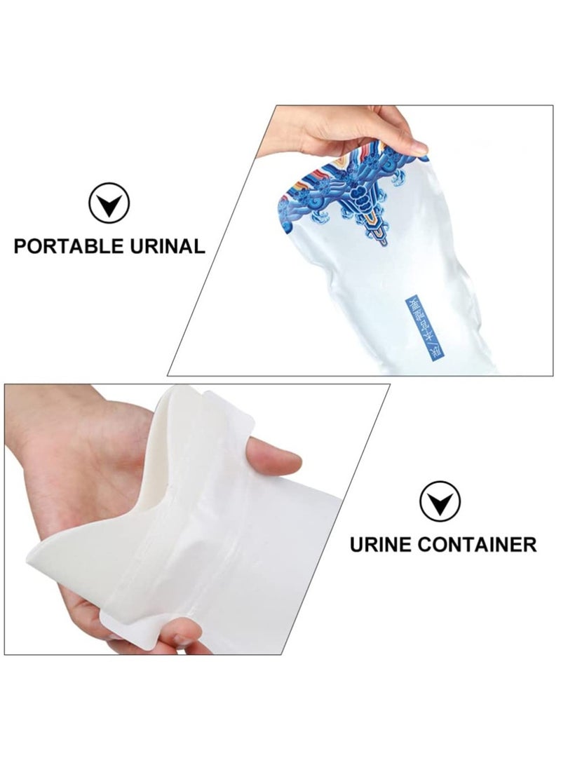 KASTWAVE Disposable Urinal Bags 4Pcs Urinal Camping Pee Bag Leakproof Hygienic Standing Pee Toilet for Car Emergency Outdoor Travel Emergency Urine Bag Car Travel Convenience Bags Men Women Car Urinals - Image 2