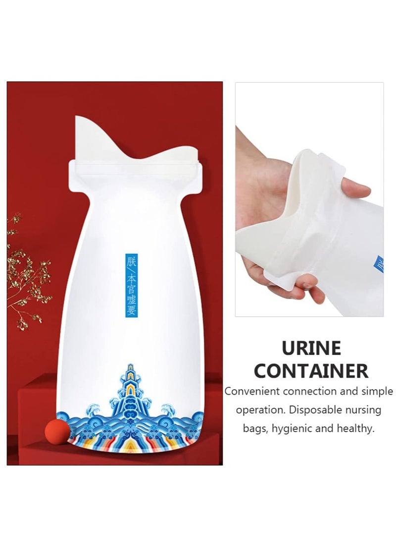 KASTWAVE Disposable Urinal Bags 4Pcs Urinal Camping Pee Bag Leakproof Hygienic Standing Pee Toilet for Car Emergency Outdoor Travel Emergency Urine Bag Car Travel Convenience Bags Men Women Car Urinals - Image 5