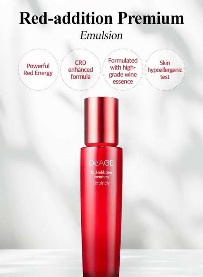 CHARMZONE DeAge Red Addition Premium Emulsion – Lightweight Hydrating Face Emulsion with Red Food Extracts for Smoother, Nourished Skin (130ml / 4.4 fl.oz - Image 3