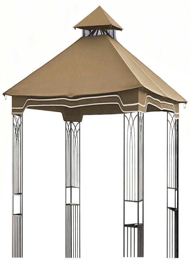 SCOCANOPY Replacement Gazebo Canopy for 10 x 12 Regency II Patio Gazebo,(Burgundy) - Image 1