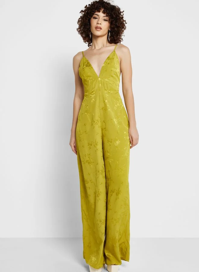 TOPSHOP High Leg Jumpsuit