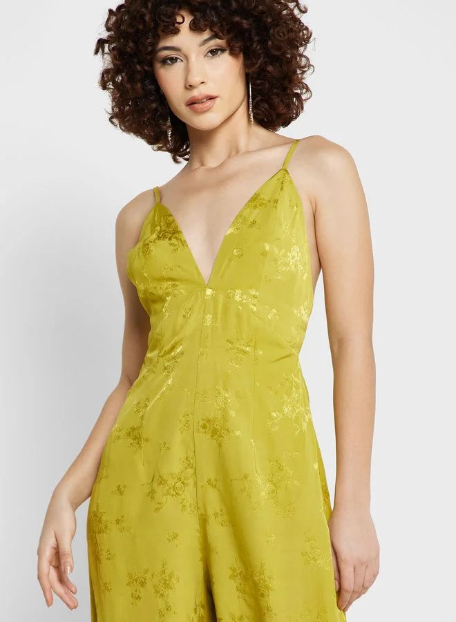 TOPSHOP High Leg Jumpsuit