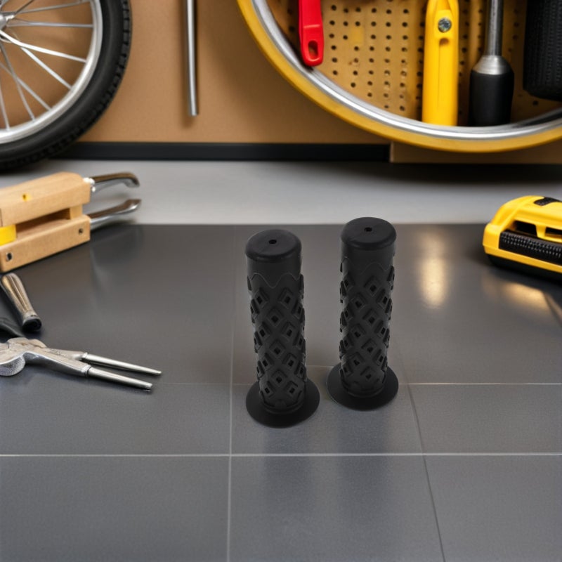 4pcs Bike Handlebar Grips: Non- Handlebar Grips Comfortable Ergonomic For Beach Scooter Foldable Mountain Tricycle Black - Image 4