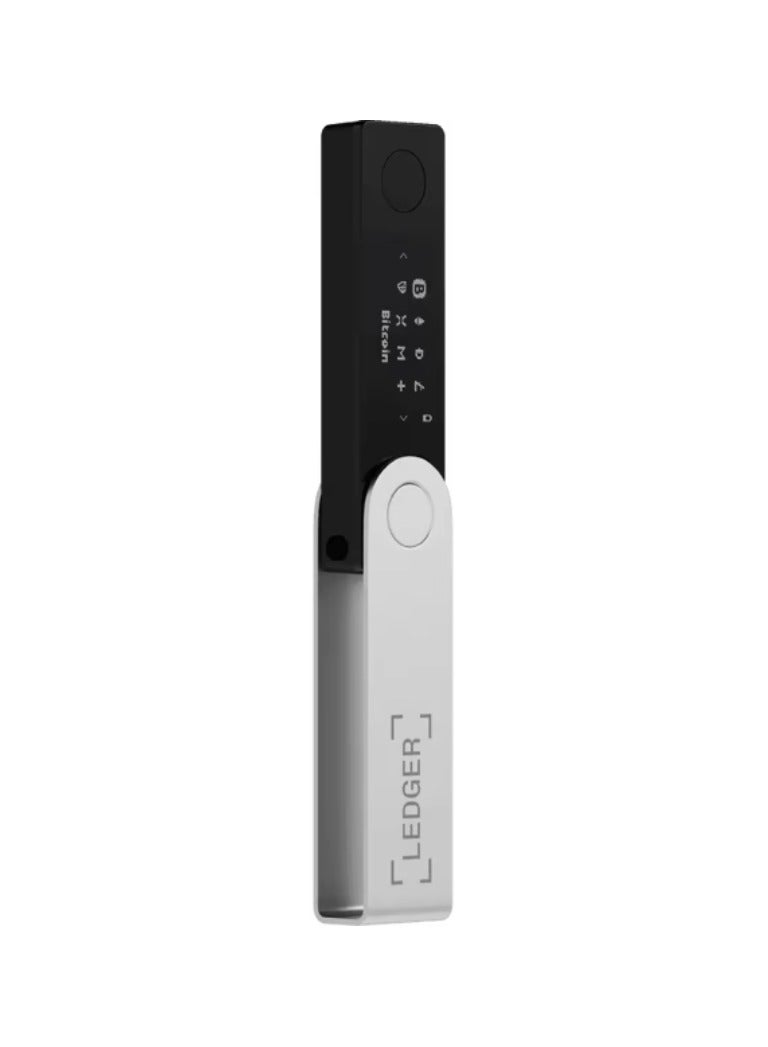 Ledger Nano X Hardware Wallet | Safest Crypto & NFT Cold Storage, Big Screen + Wireless Bluetooth & Type-C Connectivity, 5500+ Assets & Coins Supported, for iOS & Android, MacOS & Windows - Black - Image 1