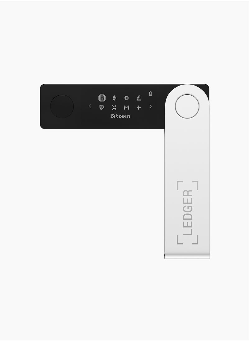 Ledger - Nano X Hardware Wallet | Safest Crypto & NFT Cold Storage, Big Screen + Wireless Bluetooth & Type-C Connectivity, 5500+ Assets & Coins Supported, for iOS & Android, MacOS & Windows - Black - Image 1