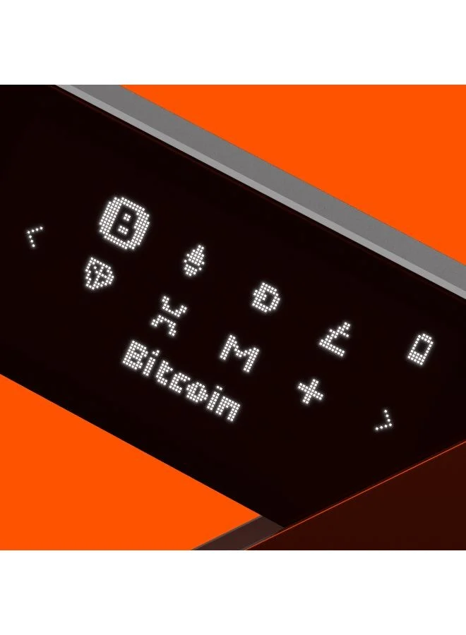 Ledger Nano X Hardware Wallet | Safest Crypto & NFT Cold Storage, Big Screen + Wireless Bluetooth & Type-C Connectivity, 5500+ Assets & Coins Supported, for iOS & Android, MacOS & Windows - Black