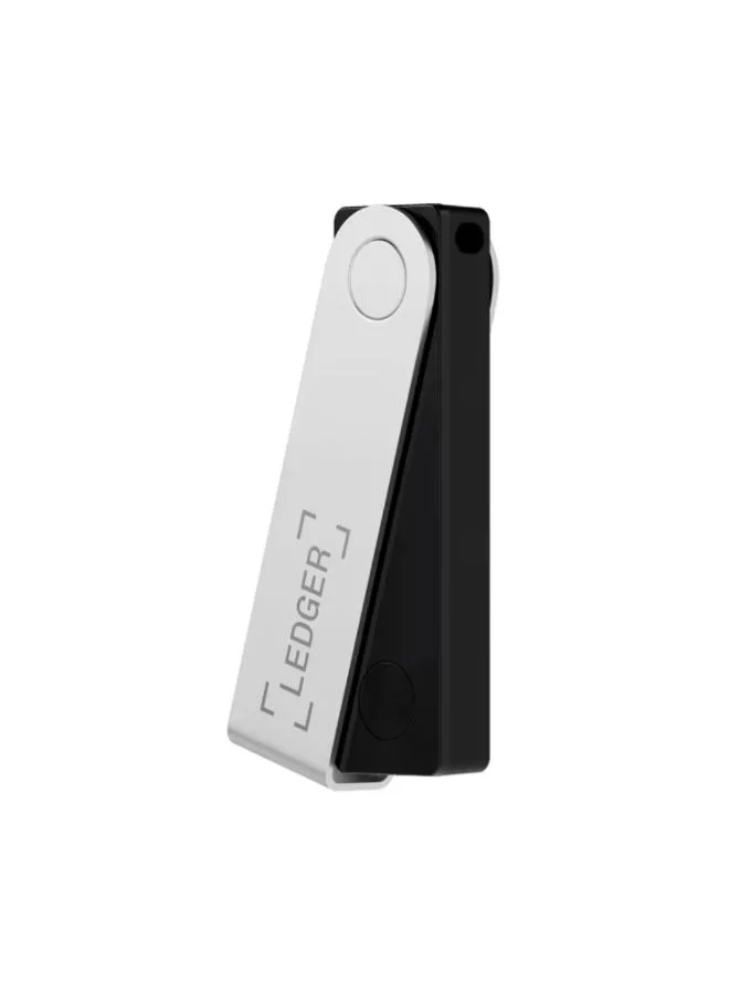 Ledger Nano X Hardware Wallet | Safest Crypto & NFT Cold Storage, Big Screen + Wireless Bluetooth & Type-C Connectivity, 5500+ Assets & Coins Supported, for iOS & Android, MacOS & Windows - Black