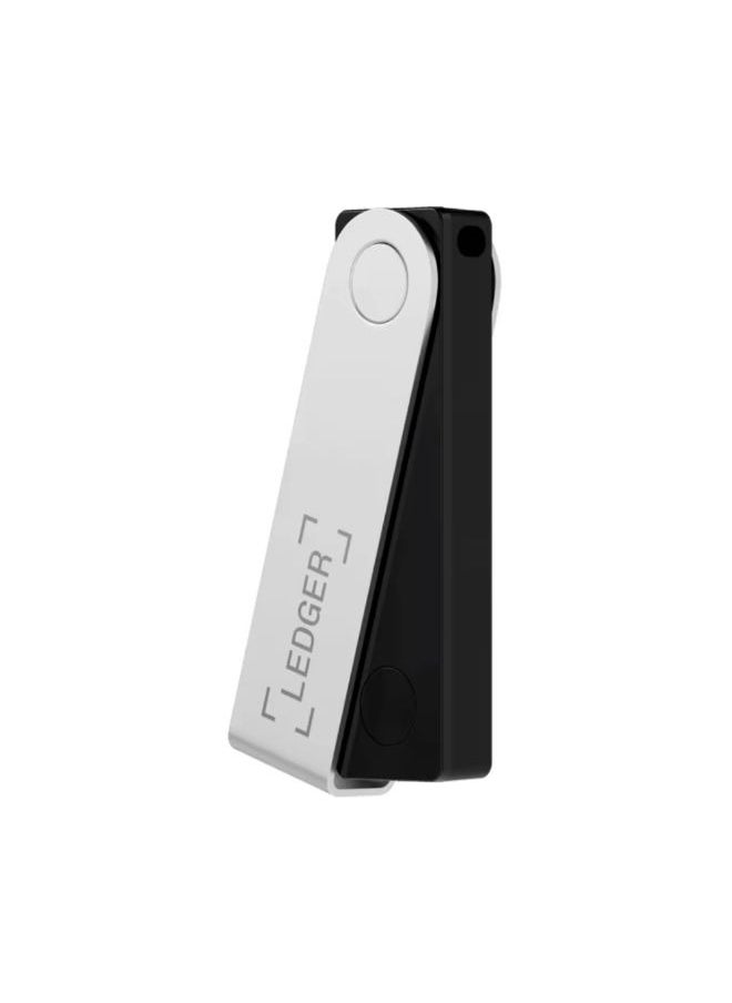 Ledger - Nano X Hardware Wallet | Safest Crypto & NFT Cold Storage, Big Screen + Wireless Bluetooth & Type-C Connectivity, 5500+ Assets & Coins Supported, for iOS & Android, MacOS & Windows - Black - Image 1