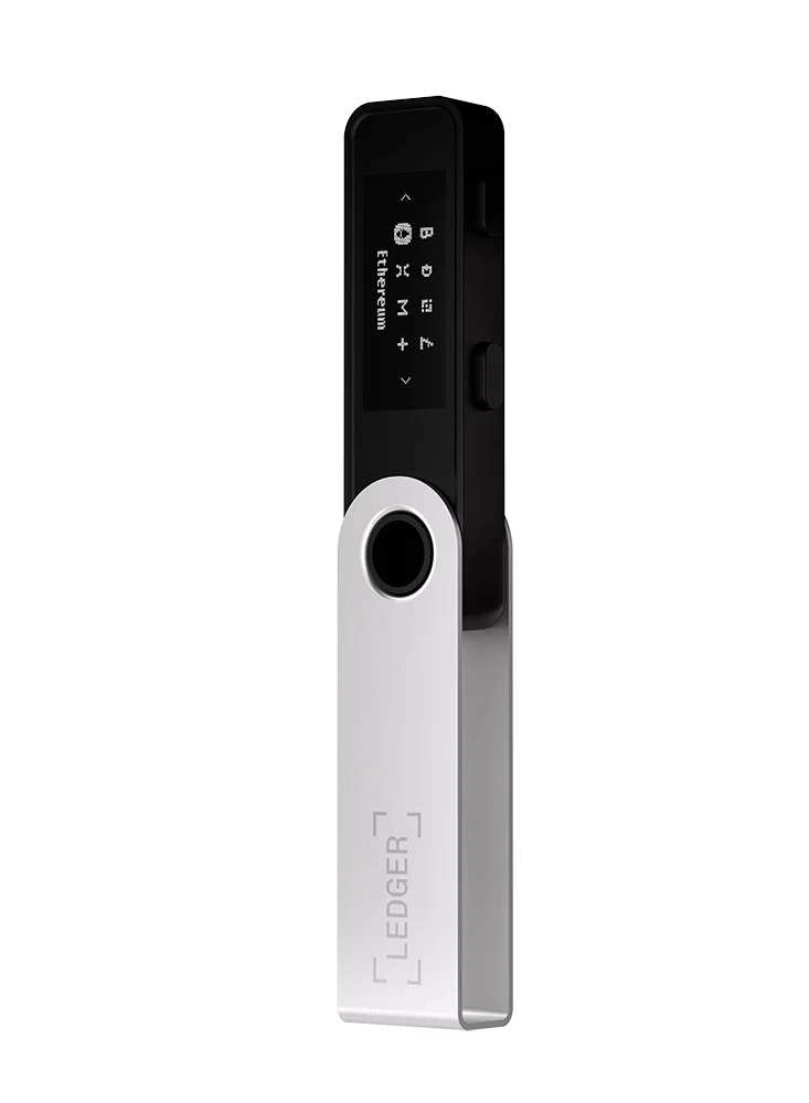 Ledger Nano X Hardware Wallet | Safest Crypto & NFT Cold Storage, Big Screen + Wireless Bluetooth & Type-C Connectivity, 5500+ Assets & Coins Supported, for iOS & Android, MacOS & Windows - Black