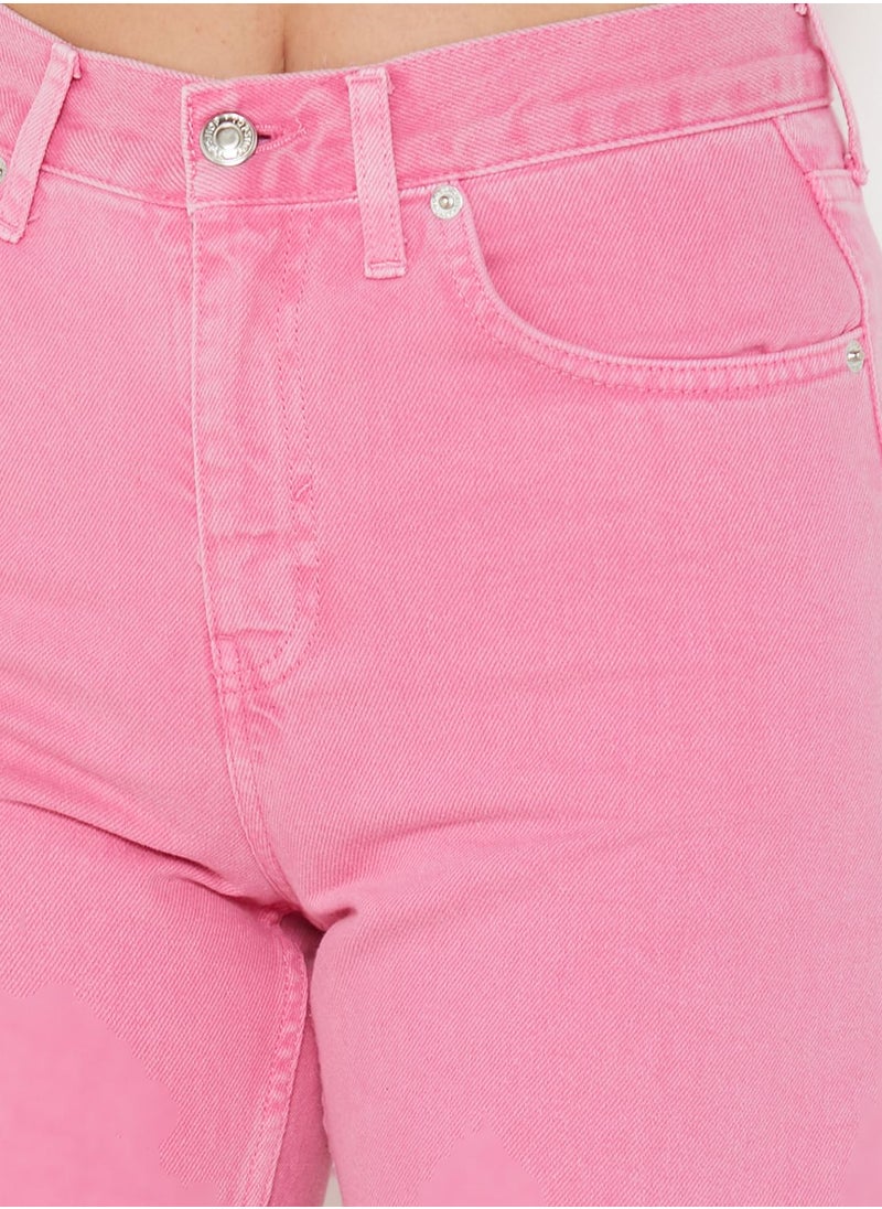 TOPSHOP - Pocket Detail Denim Shorts - Image 1