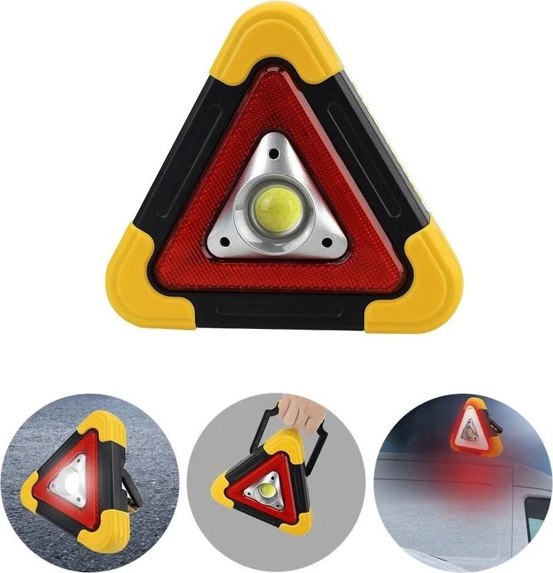 Lisinya Powermaster 500 Lumen Solar Rechargeable Multi-Functional Reflector Light Warning Lamp ( )