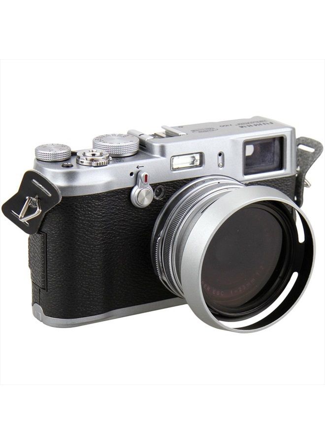 JJC LH-JX100 Silver Metal Lens Hood Adapter Ring for Fujifilm X100 X100S X100T Replace AR-X100 - Image 4