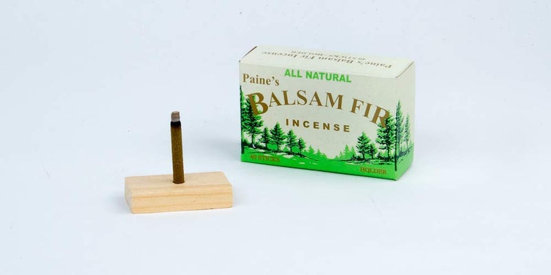 PAINE'S 40 Balsam Sticks and Holder - Paine's Fir Balsam Incense - Image 2