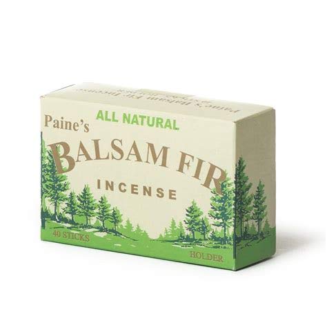 PAINE'S 40 Balsam Sticks and Holder - Paine's Fir Balsam Incense - Image 3