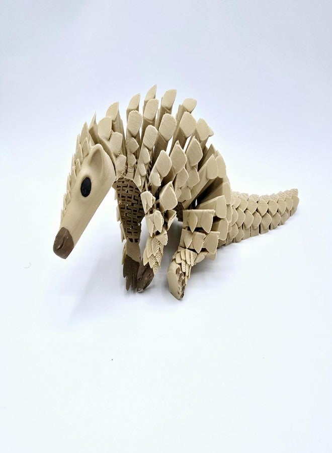 Beoals Flexi Pangolin 3D Printed Flexible Animal Toy Articulated Fidget Toy for Kids Desk Decor Unique Gift - Image 2
