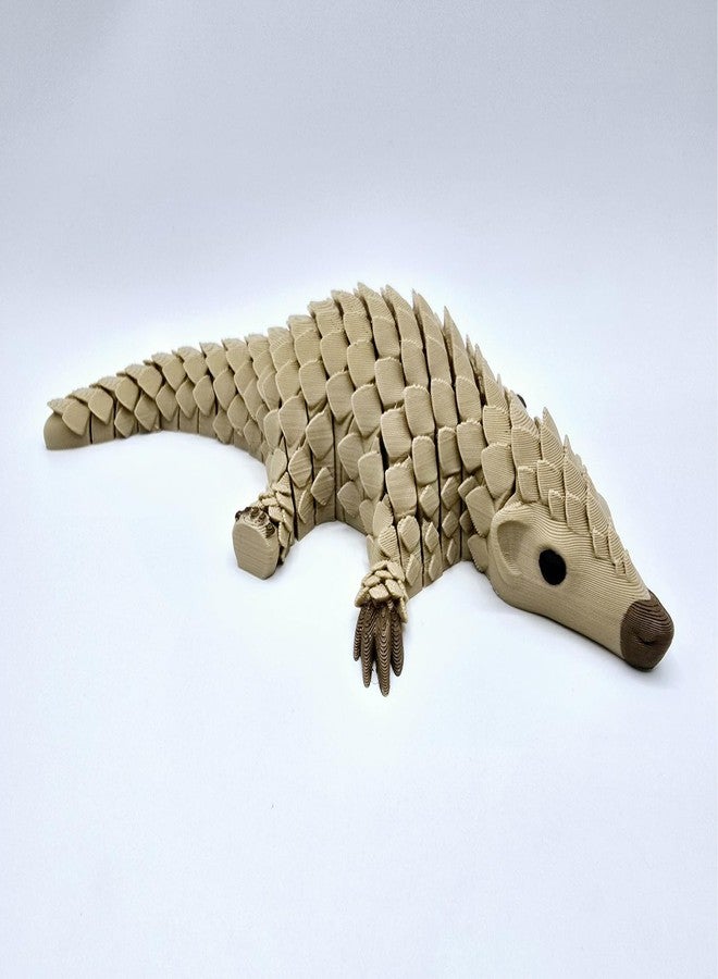 Beoals Flexi Pangolin 3D Printed Flexible Animal Toy Articulated Fidget Toy for Kids Desk Decor Unique Gift - Image 1