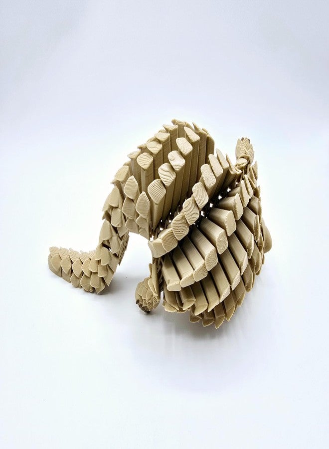 Beoals Flexi Pangolin 3D Printed Flexible Animal Toy Articulated Fidget Toy for Kids Desk Decor Unique Gift - Image 3