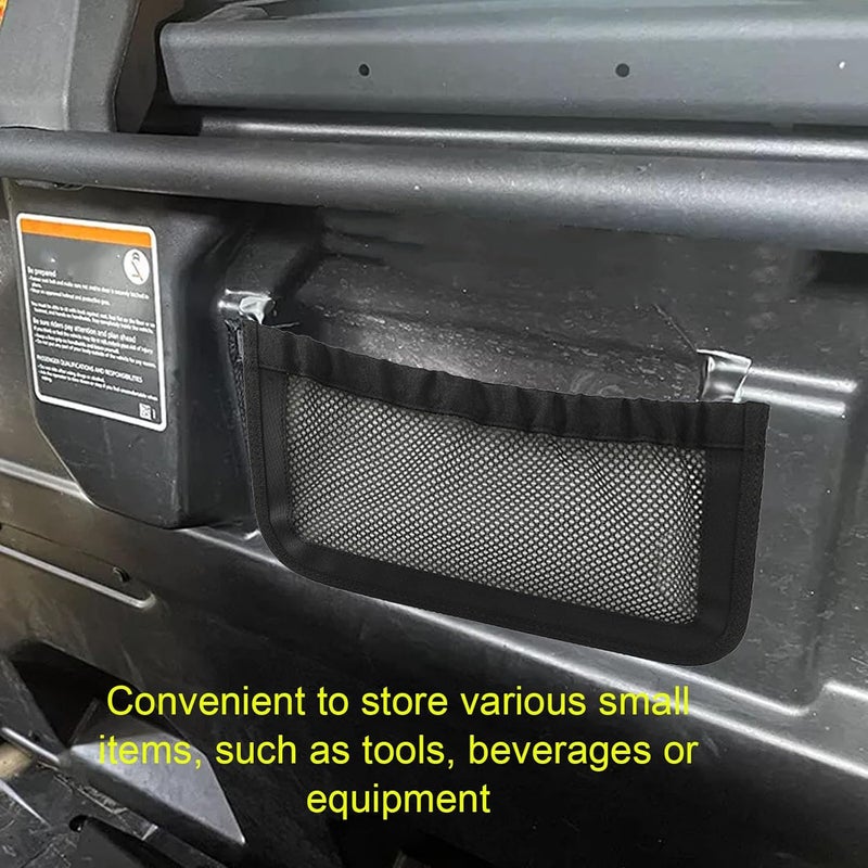 Replacement Rear Storage Net, Organizer, Net Pocket with Abrasion Proof Material, Simple Installation for Defender HD7 2022-2025, Long Lasting Durability - Image 4