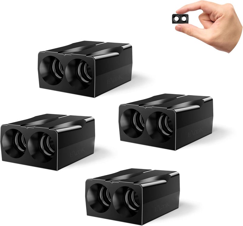Elook Upgraded Deer Whistles for Car, Save Deer Whistle for Vehicles and Trunks, Double Horn, 4 Pack (Registered Patent) - Image 1