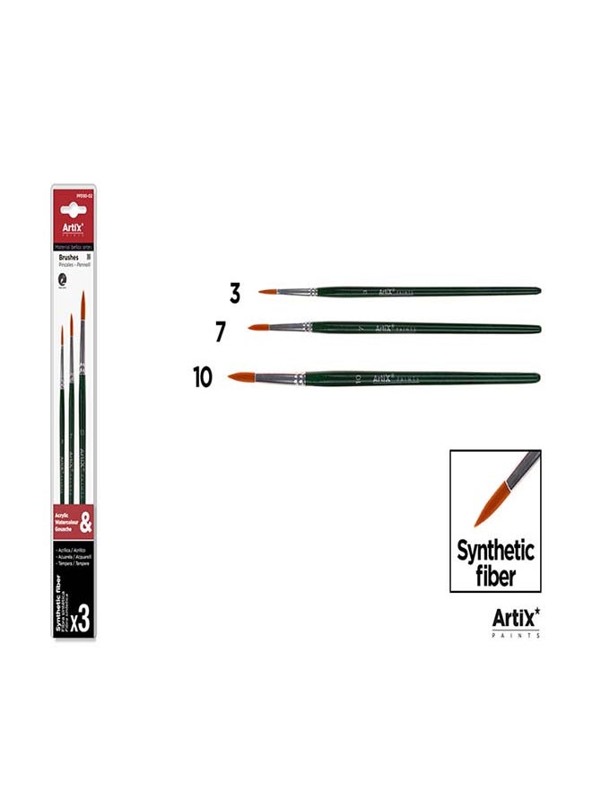 Artix Synthetic Fiber Brushes 